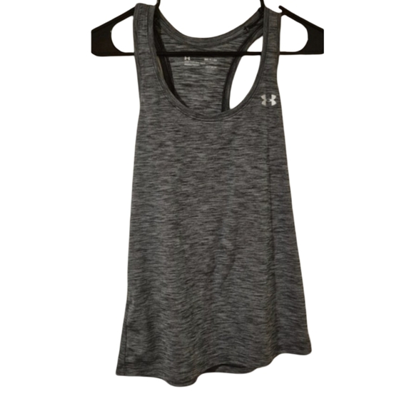Under Armour Gray Loose Fit Tank Top Athletic Performance - Picture 1 of 7